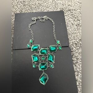 Elegant Green Gemstone Necklace